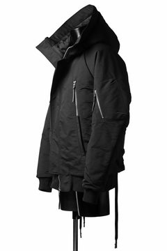 画像をギャラリービューアに読み込む, 11 BY BORIS BIDJAN SABERI PADDED HOODIE JACKET "J17-F-1323" (BLACK)