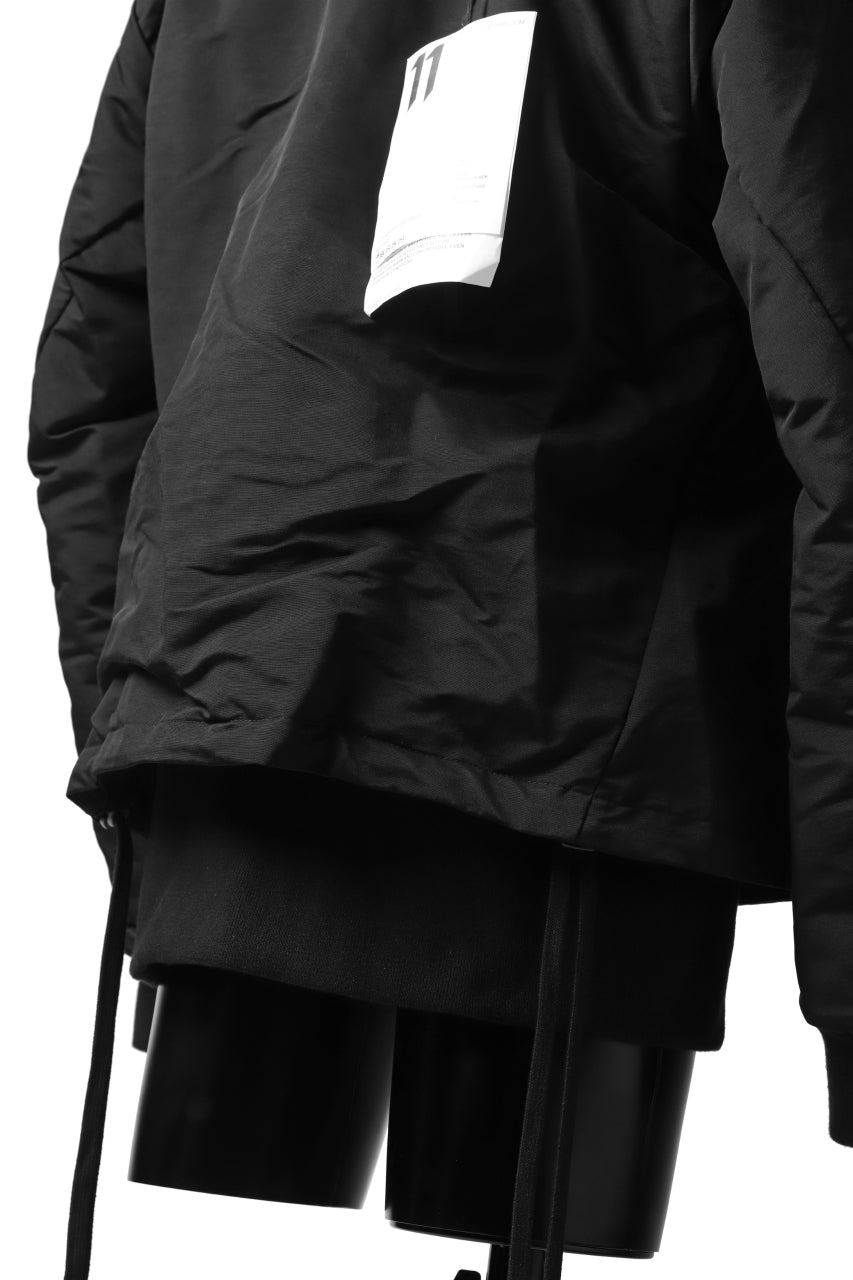 画像をギャラリービューアに読み込む, 11 BY BORIS BIDJAN SABERI PADDED HOODIE JACKET "J17-F-1323" (BLACK)