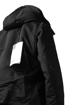 画像をギャラリービューアに読み込む, 11 BY BORIS BIDJAN SABERI PADDED HOODIE JACKET "J17-F-1323" (BLACK)