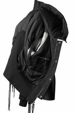 画像をギャラリービューアに読み込む, 11 BY BORIS BIDJAN SABERI PADDED HOODIE JACKET "J17-F-1323" (BLACK)