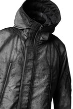 画像をギャラリービューアに読み込む, 11 BY BORIS BIDJAN SABERI PADDED MODS COAT "J20-F-1317" (DIRTY GREY)