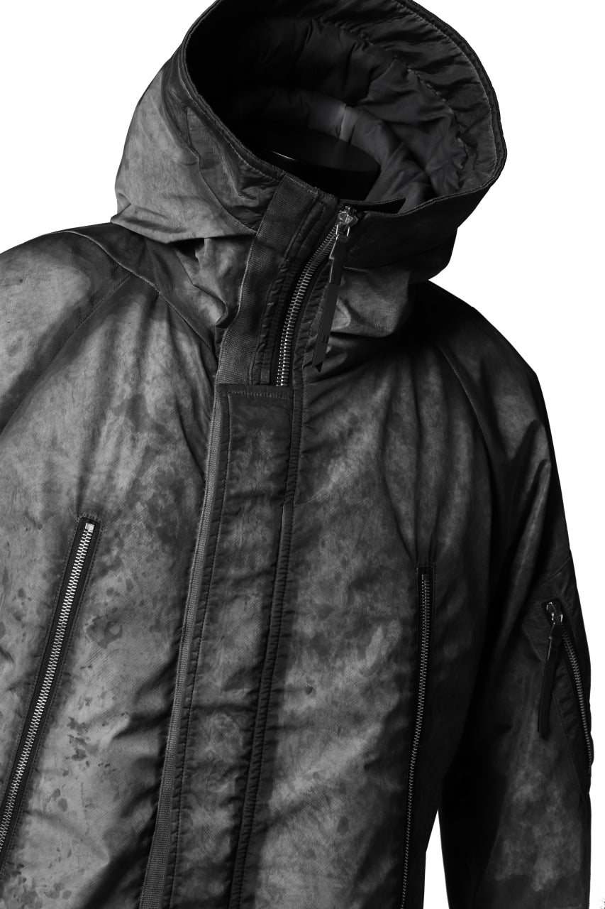 画像をギャラリービューアに読み込む, 11 BY BORIS BIDJAN SABERI PADDED MODS COAT "J20-F-1317" (DIRTY GREY)