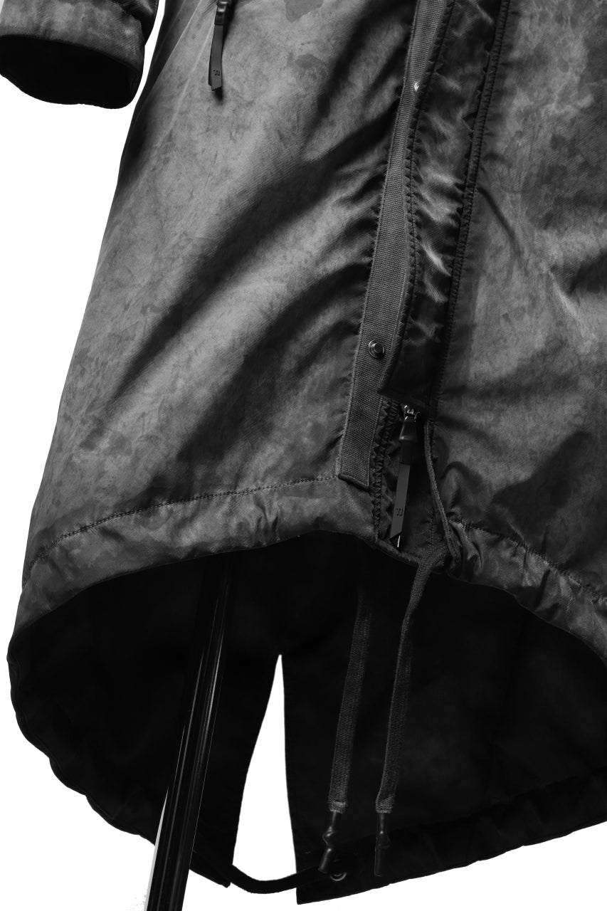 画像をギャラリービューアに読み込む, 11 BY BORIS BIDJAN SABERI PADDED MODS COAT "J20-F-1317" (DIRTY GREY)