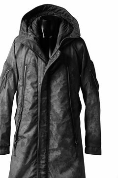 画像をギャラリービューアに読み込む, 11 BY BORIS BIDJAN SABERI PADDED MODS COAT &quot;J20-F-1317&quot; (DIRTY GREY)