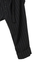 画像をギャラリービューアに読み込む, KLASICA BARREL SUSPENDER TROUSERS / WOOL FLANNEL (VINTAGE STRIPE)