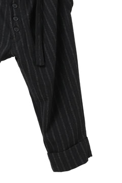画像をギャラリービューアに読み込む, KLASICA BARREL SUSPENDER TROUSERS / WOOL FLANNEL (VINTAGE STRIPE)