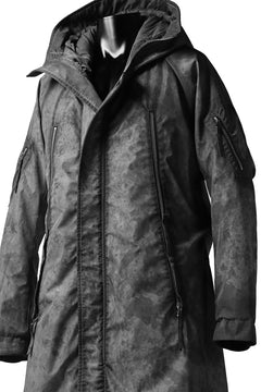 画像をギャラリービューアに読み込む, 11 BY BORIS BIDJAN SABERI PADDED MODS COAT "J20-F-1317" (DIRTY GREY)