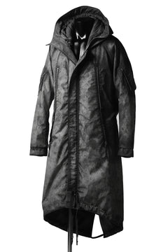 画像をギャラリービューアに読み込む, 11 BY BORIS BIDJAN SABERI PADDED MODS COAT "J20-F-1317" (DIRTY GREY)