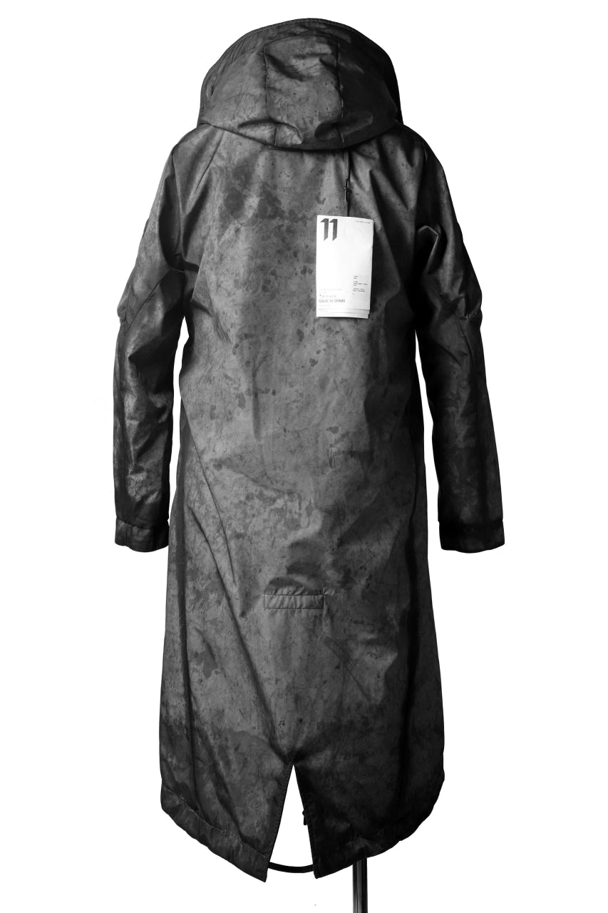 画像をギャラリービューアに読み込む, 11 BY BORIS BIDJAN SABERI PADDED MODS COAT &quot;J20-F-1317&quot; (DIRTY GREY)