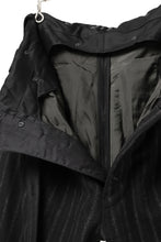 画像をギャラリービューアに読み込む, KLASICA BARREL SUSPENDER TROUSERS / WOOL FLANNEL (VINTAGE STRIPE)