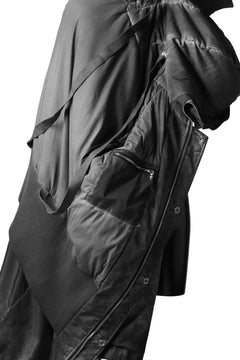 画像をギャラリービューアに読み込む, 11 BY BORIS BIDJAN SABERI PADDED MODS COAT "J20-F-1317" (DIRTY GREY)