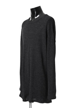 Load image into Gallery viewer, KLASICA ASLEEP CREW NECK KNIT SWEATER / WEANER WOOL RIB (SHADOW)