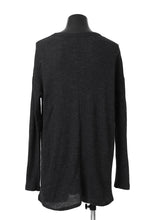Load image into Gallery viewer, KLASICA ASLEEP CREW NECK KNIT SWEATER / WEANER WOOL RIB (SHADOW)