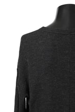 Load image into Gallery viewer, KLASICA ASLEEP CREW NECK KNIT SWEATER / WEANER WOOL RIB (SHADOW)