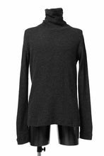 画像をギャラリービューアに読み込む, KLASICA SMOKE TURTLE NECK KNIT SWEATER / WEANER WOOL RIB (SHADOW)