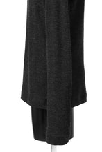 画像をギャラリービューアに読み込む, KLASICA SMOKE TURTLE NECK KNIT SWEATER / WEANER WOOL RIB (SHADOW)