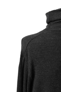 画像をギャラリービューアに読み込む, KLASICA SMOKE TURTLE NECK KNIT SWEATER / WEANER WOOL RIB (SHADOW)