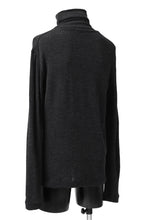 画像をギャラリービューアに読み込む, KLASICA SMOKE TURTLE NECK KNIT SWEATER / WEANER WOOL RIB (SHADOW)