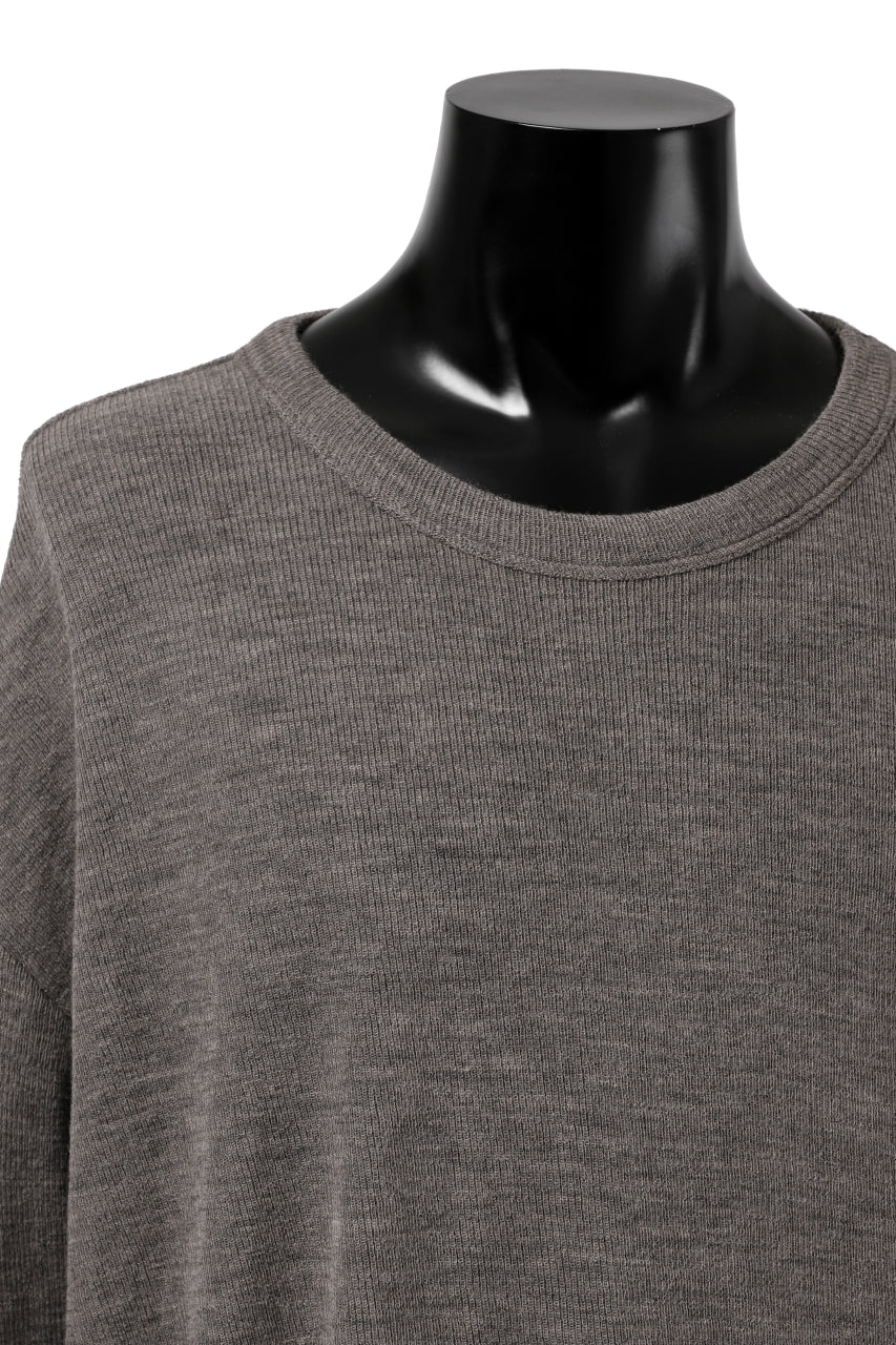 Load image into Gallery viewer, KLASICA ASLEEP CREW NECK KNIT SWEATER / WEANER WOOL RIB (FAWN)