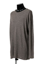 Load image into Gallery viewer, KLASICA ASLEEP CREW NECK KNIT SWEATER / WEANER WOOL RIB (FAWN)