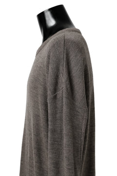 Load image into Gallery viewer, KLASICA ASLEEP CREW NECK KNIT SWEATER / WEANER WOOL RIB (FAWN)