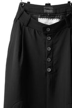 画像をギャラリービューアに読み込む, SOSNOVSKA exclusive KNEE ELLIPSED PANTS (BLACK)
