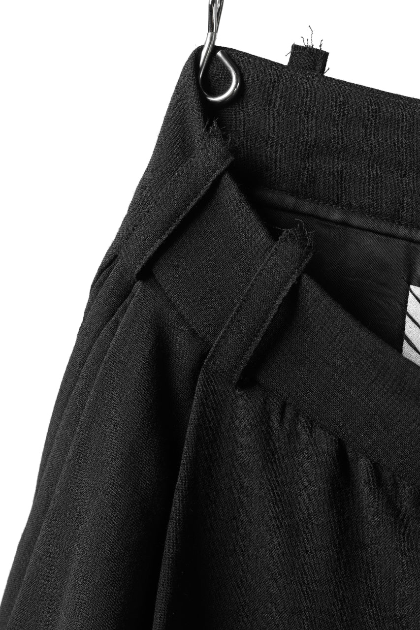 画像をギャラリービューアに読み込む, SOSNOVSKA exclusive KNEE ELLIPSED PANTS (BLACK)