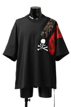画像をギャラリービューアに読み込む, mastermind JAPAN RANDOM PATCH BOXYFIT T-SHIRT (BLACK)
