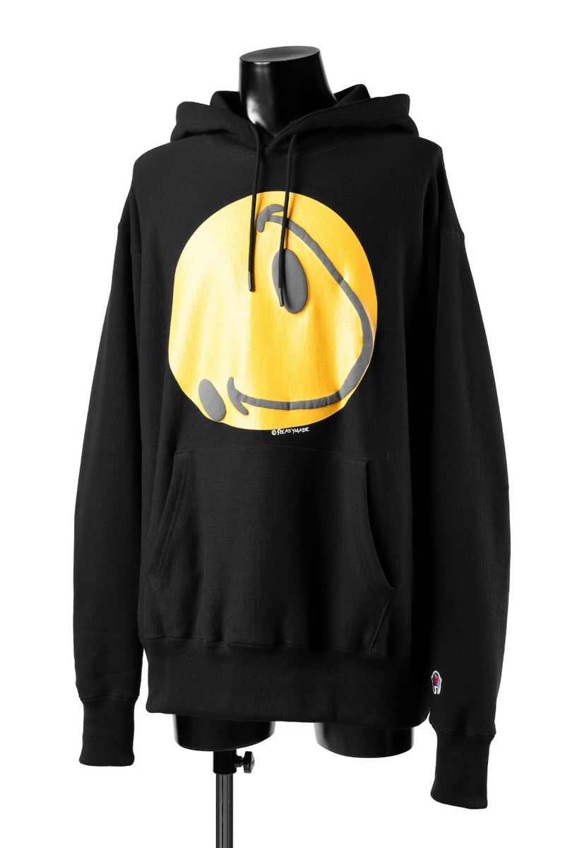 READYMADE COLLAPSED FACE HOODIE (BLACK) – LOOM OSAKA