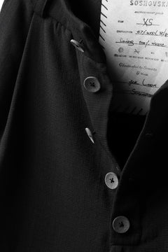 画像をギャラリービューアに読み込む, SOSNOVSKA exclusive KNEE ELLIPSED PANTS (BLACK)