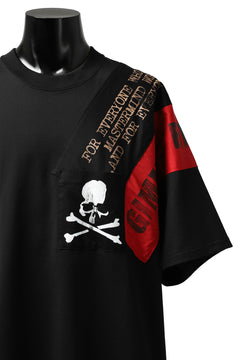 画像をギャラリービューアに読み込む, mastermind JAPAN RANDOM PATCH BOXYFIT T-SHIRT (BLACK)