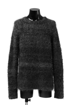 画像をギャラリービューアに読み込む, KLASICA BLIND MOHAIR KNIT SWEATER / FLUFFY 3.5G (MIX GREY)
