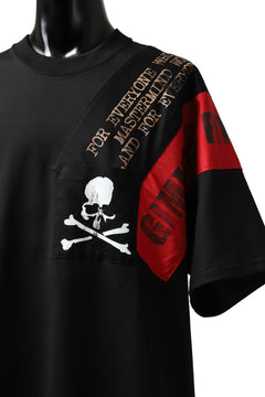 画像をギャラリービューアに読み込む, mastermind JAPAN RANDOM PATCH BOXYFIT T-SHIRT (BLACK)