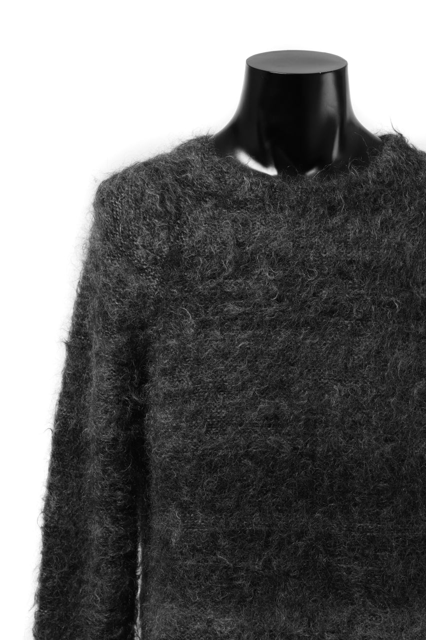 画像をギャラリービューアに読み込む, KLASICA BLIND MOHAIR KNIT SWEATER / FLUFFY 3.5G (MIX GREY)