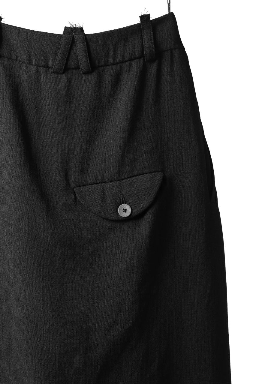 画像をギャラリービューアに読み込む, SOSNOVSKA exclusive KNEE ELLIPSED PANTS (BLACK)