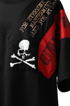 画像をギャラリービューアに読み込む, mastermind JAPAN RANDOM PATCH BOXYFIT T-SHIRT (BLACK)