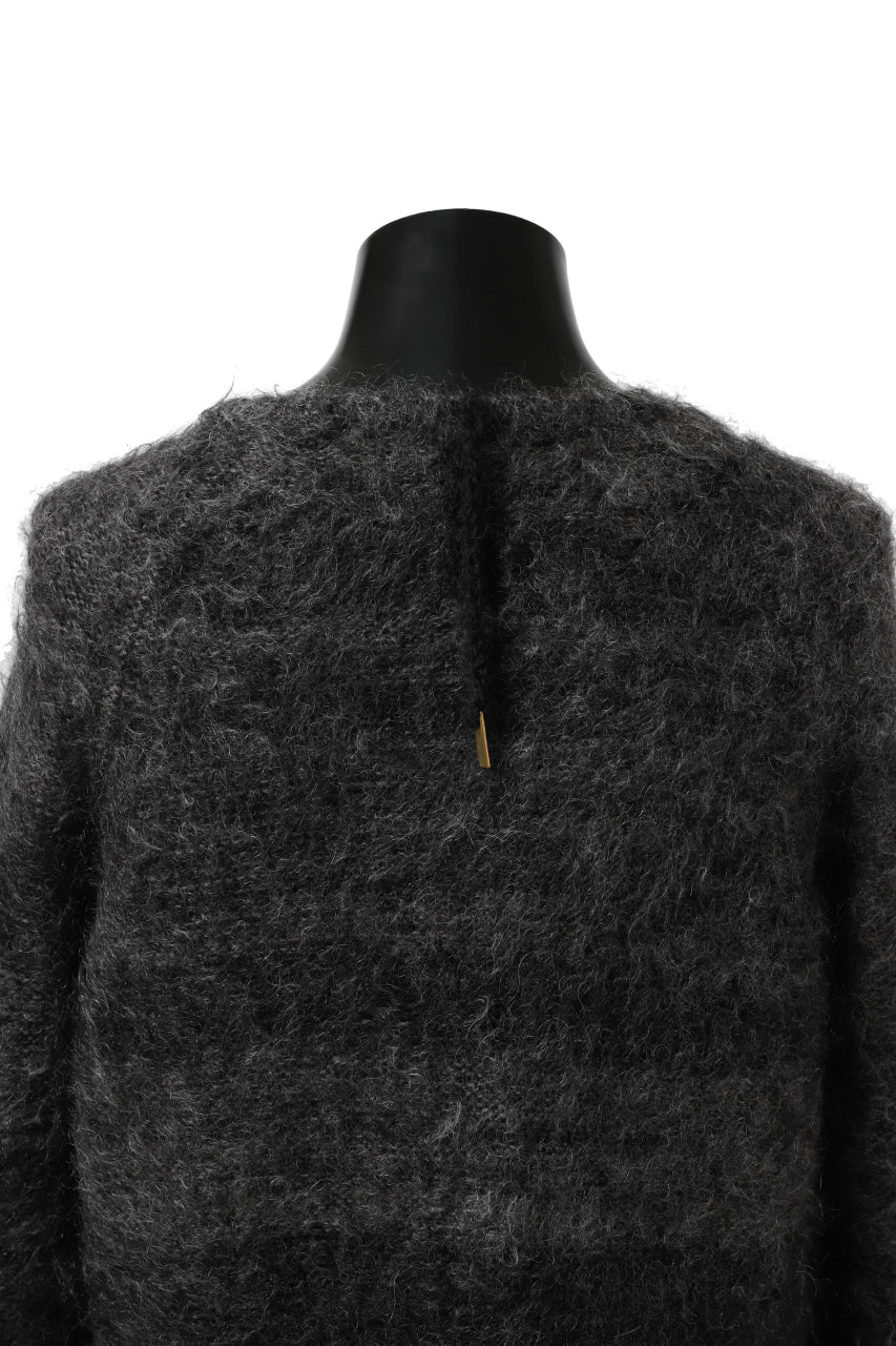 画像をギャラリービューアに読み込む, KLASICA BLIND MOHAIR KNIT SWEATER / FLUFFY 3.5G (MIX GREY)