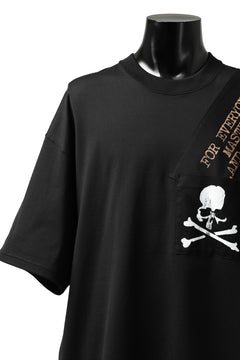 画像をギャラリービューアに読み込む, mastermind JAPAN RANDOM PATCH BOXYFIT T-SHIRT (BLACK)