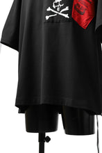 画像をギャラリービューアに読み込む, mastermind JAPAN RANDOM PATCH BOXYFIT T-SHIRT (BLACK)