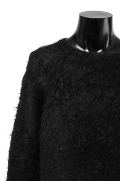 Load image into Gallery viewer, KLASICA BLIND MOHAIR KNIT SWEATER / FLUFFY 3.5G (BLACK)