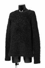Load image into Gallery viewer, KLASICA BLIND MOHAIR KNIT SWEATER / FLUFFY 3.5G (BLACK)