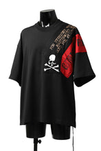 画像をギャラリービューアに読み込む, mastermind JAPAN RANDOM PATCH BOXYFIT T-SHIRT (BLACK)