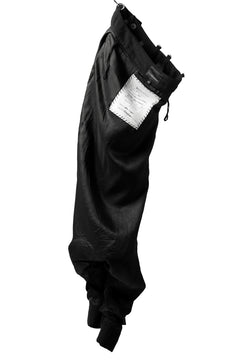 画像をギャラリービューアに読み込む, SOSNOVSKA exclusive KNEE ELLIPSED PANTS (BLACK)