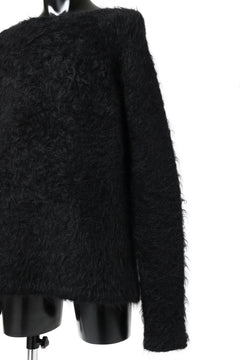 Load image into Gallery viewer, KLASICA BLIND MOHAIR KNIT SWEATER / FLUFFY 3.5G (BLACK)