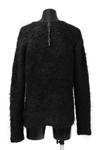 Load image into Gallery viewer, KLASICA BLIND MOHAIR KNIT SWEATER / FLUFFY 3.5G (BLACK)