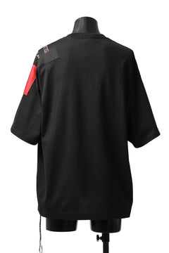 画像をギャラリービューアに読み込む, mastermind JAPAN RANDOM PATCH BOXYFIT T-SHIRT (BLACK)