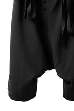 画像をギャラリービューアに読み込む, SOSNOVSKA exclusive VOLUME WOOLEN WIDE PANTS (BLACK)