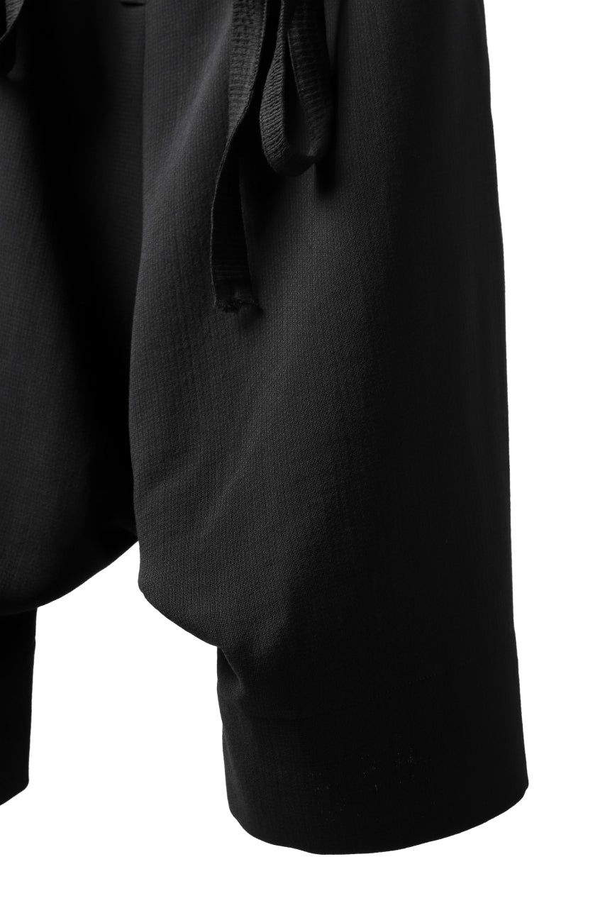 画像をギャラリービューアに読み込む, SOSNOVSKA exclusive VOLUME WOOLEN WIDE PANTS (BLACK)