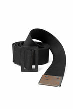画像をギャラリービューアに読み込む, BORIS BIDJAN SABERI FABRIC & PLATE BELT / OBJECT DYED "BELT5-SIN" (BLACK)