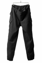 画像をギャラリービューアに読み込む, COLINA TACTICAL PANTS / WASHABLE WOOL GABARDINE (BLACK)